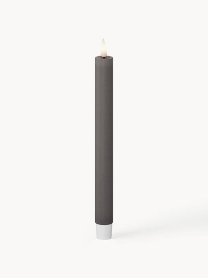 Westwing Velas Cónicas LED Artesanales Real Flame 24 Cm 2 Uds