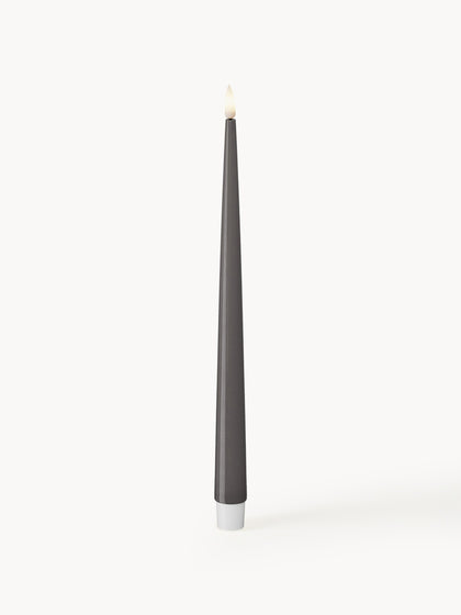 Westwing Velas Cónicas LED Artesanales Real Flame 28 Cm 2 Uds