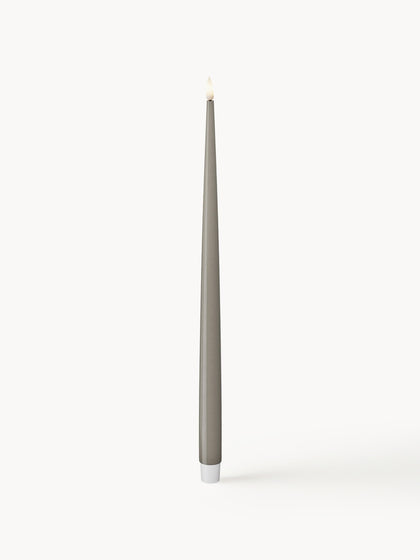 Westwing Velas cónicas LED artesanales Real Flame 38 cm 2 uds