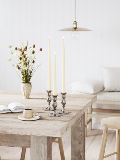 Westwing Velas Cónicas LED Artesanales Real Flame 38 Cm 2 Uds