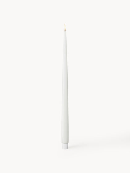 Westwing Velas cónicas LED artesanales Real Flame 38 cm 2 uds