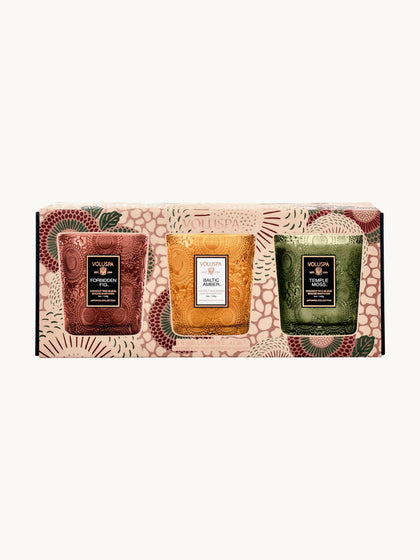 Westwing Velas Perfumadas Artesanales Fragrant Foliage Demi 3 Uds