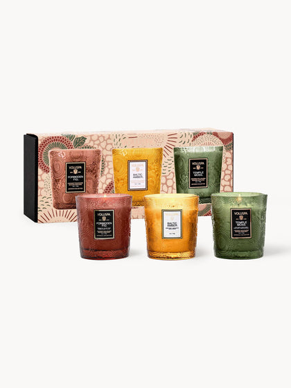 Westwing Velas perfumadas artesanales Fragrant Foliage Demi 3 uds
