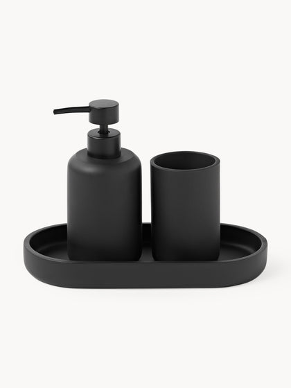 Westwing Accesorios de baño Kyle 3 pzas