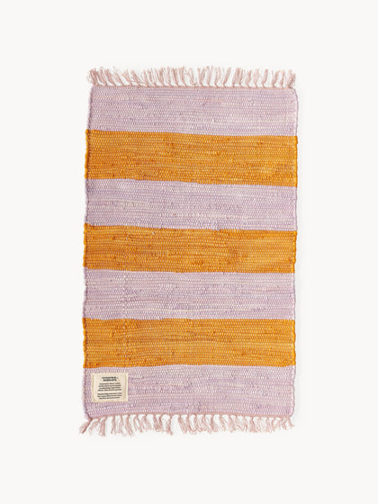 Westwing Alfombra artesanal con flecos Chindi