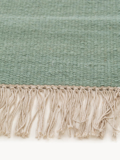 Westwing Alfombra Artesanal De Lana Con Flecos Liv