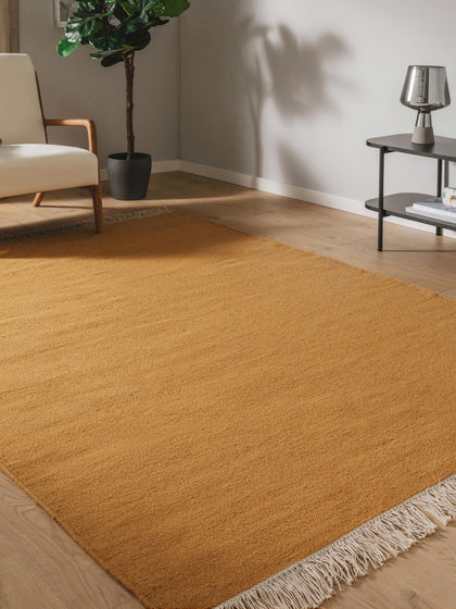 Westwing Alfombra Artesanal De Lana Con Flecos Liv