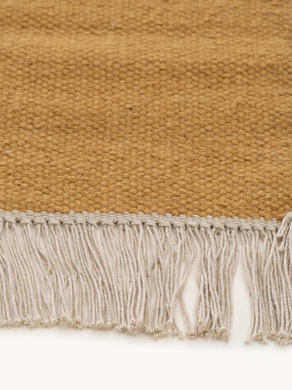 Westwing Alfombra Artesanal De Lana Con Flecos Liv