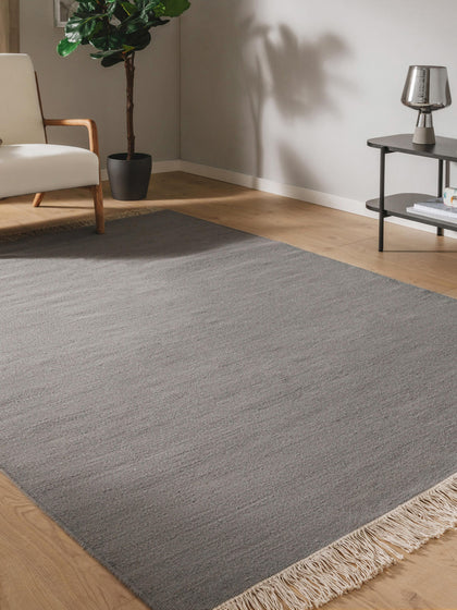 Westwing Alfombra Artesanal De Lana Con Flecos Liv