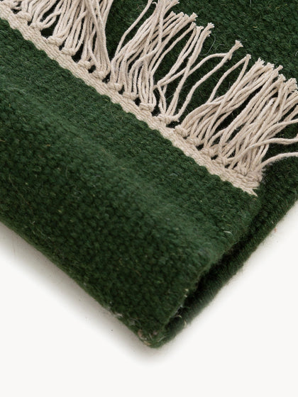 Westwing Alfombra Artesanal De Lana Con Flecos Liv
