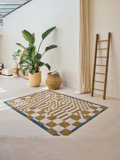 Westwing Alfombra Con Estampado Gráfico Honey