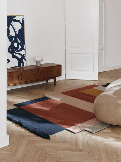 Westwing Alfombra De Lana Con Flecos Milla