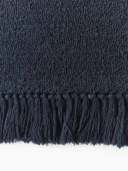 Westwing Alfombra De Lana Con Flecos Milla