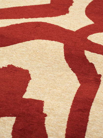 Westwing Alfombra De Pelo Corto Ribbon