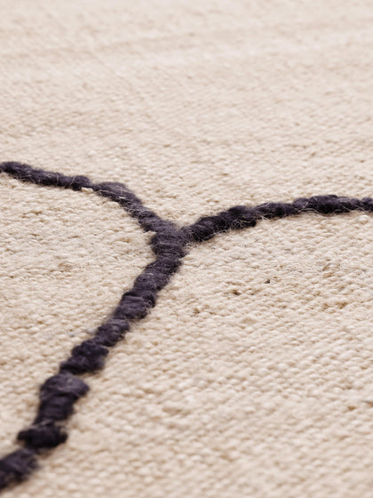 Westwing Alfombra De Yute Tejida A Mano Gesso