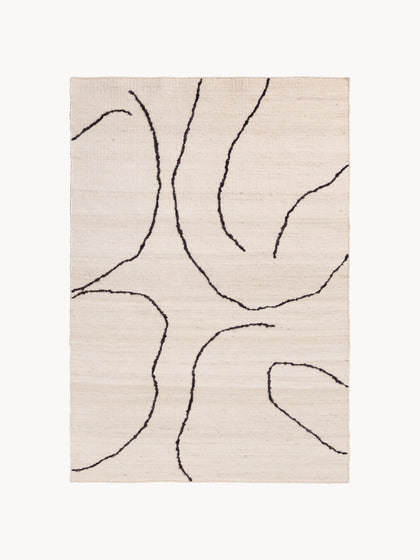 Westwing Alfombra de yute tejida a mano Gesso