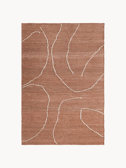 Westwing Alfombra de yute tejida a mano Gesso