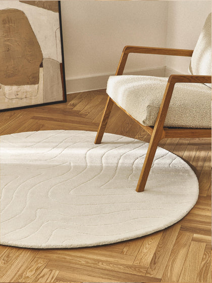 Westwing Alfombra Redonda Artesanal De Lana Aaron