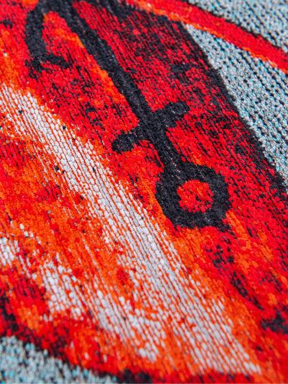 Westwing Alfombra Redonda De Pelo Corto Pop