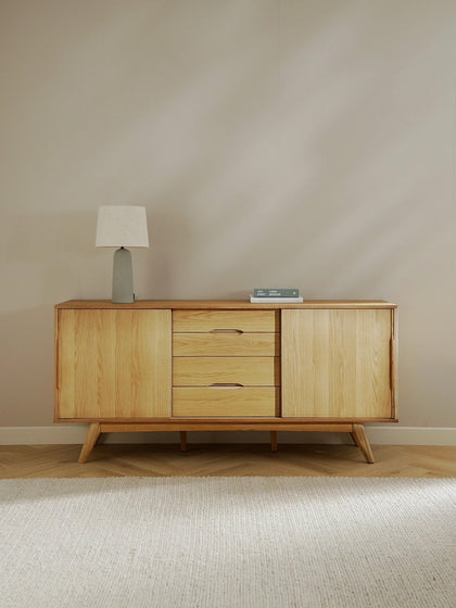 Westwing Aparador Chapado En Roble Bettina