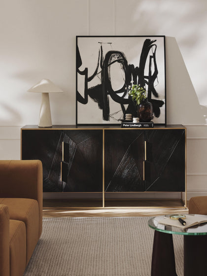 Westwing Aparador De Madera De Mango Maciza Harry