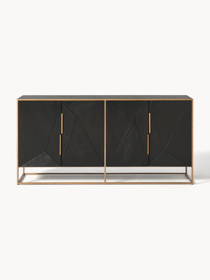 Westwing Aparador De Madera De Mango Maciza Harry