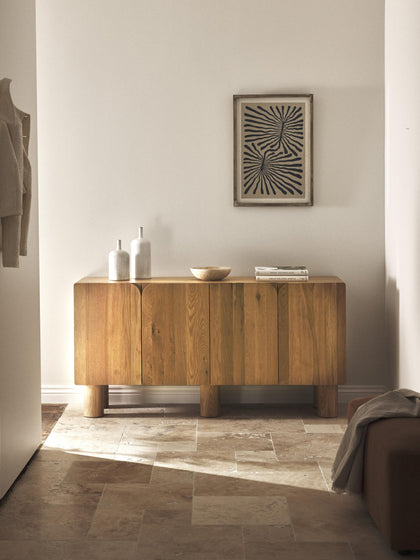 Westwing Aparador De Madera De Roble Cadi