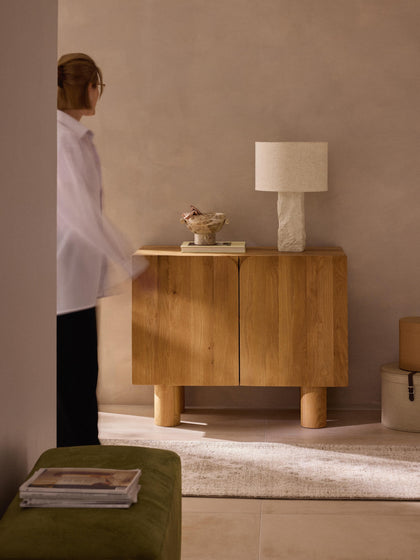 Westwing Aparador De Madera De Roble Cadi