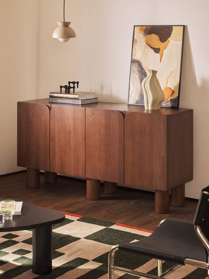 Westwing Aparador De Madera De Roble Cadi