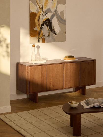 Westwing Aparador De Madera De Roble Chandler