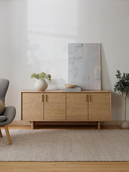 Westwing Aparador De Madera De Roble Diana