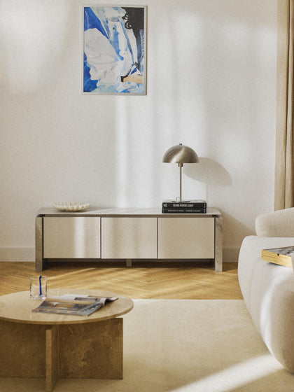 Westwing Aparador De Mármol Y Metal Bruce