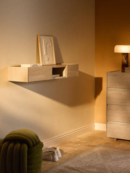 Westwing Aparador De Pared De Madera Larsen