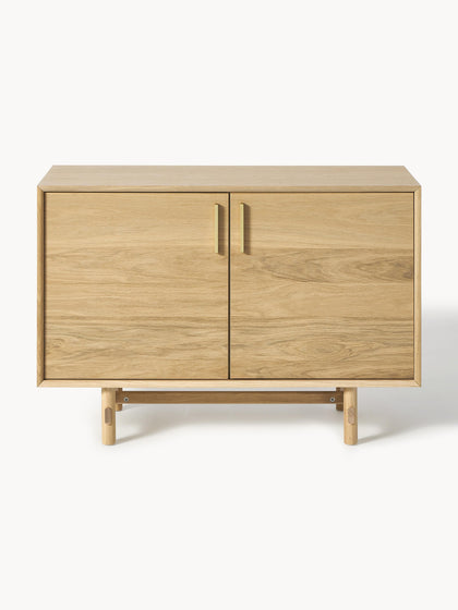 Westwing Aparador Pequeño De Madera De Roble Diana