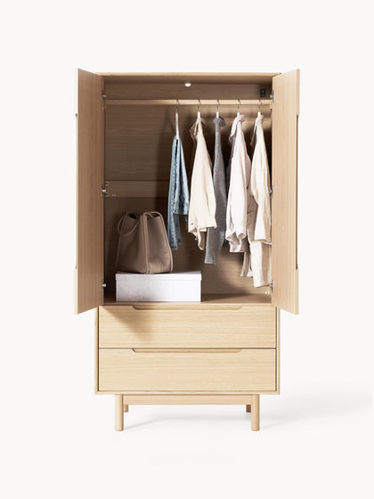 Westwing Armario En Roble Cassy 2 Puertas