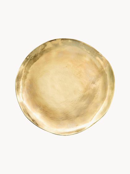 Westwing Bajoplatos artesanales de porcelana Gold