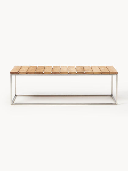 Westwing Banco De Jardín De Madera De Teca Lux