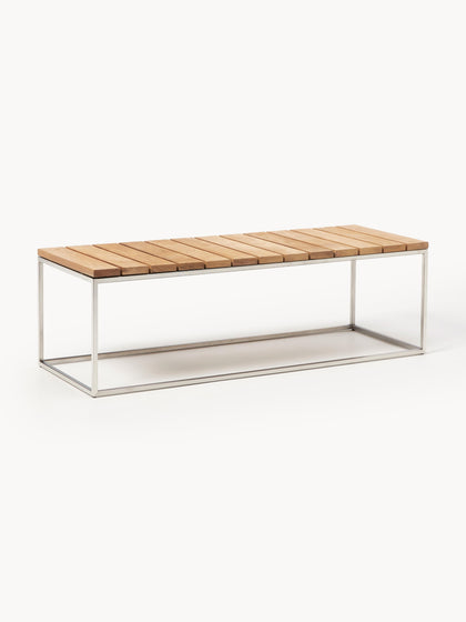 Westwing Banco De Jardín De Madera De Teca Lux