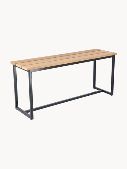 Westwing Banco de jardín de madera de teca Time