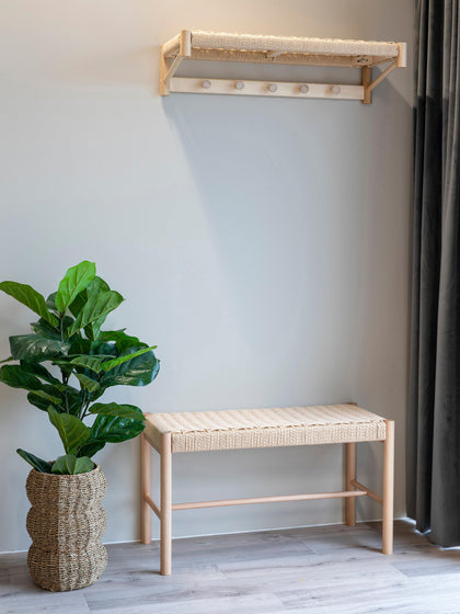 Westwing Banco De Madera De álamo Abano