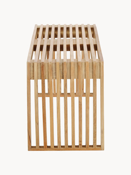 Westwing Banco De Madera De Bambú Rib-Test