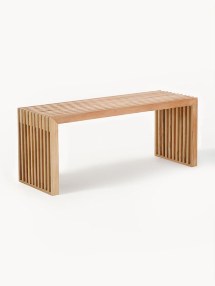 Westwing Banco De Madera De Bambú Rib-Test