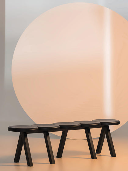 Westwing Banco De Madera De Roble Millepiedi