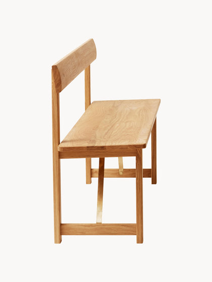 Westwing Banco De Madera De Roble Position