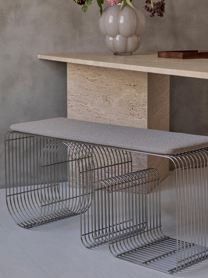 Westwing Banco De Metal Curva