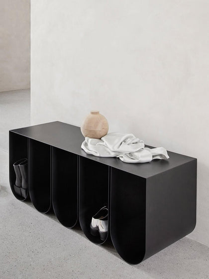 Westwing Banco De Metal Curved