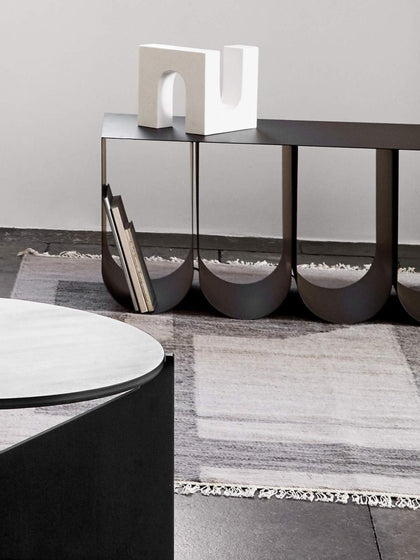 Westwing Banco De Metal Curved