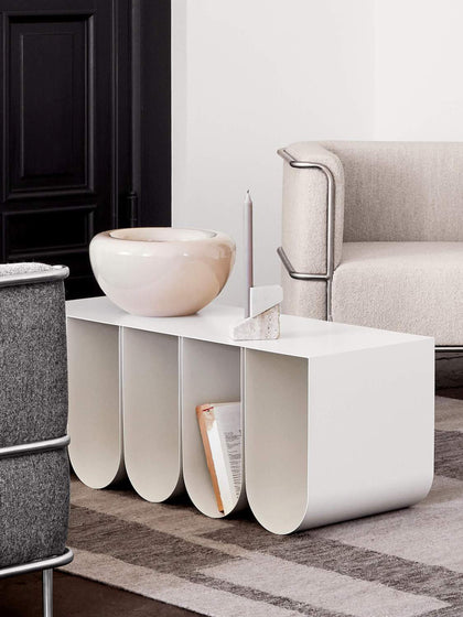 Westwing Banco De Metal Curved