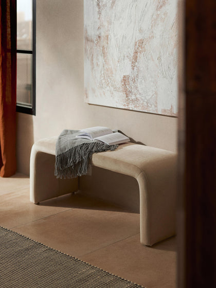 Westwing Banco De Terciopelo Penelope