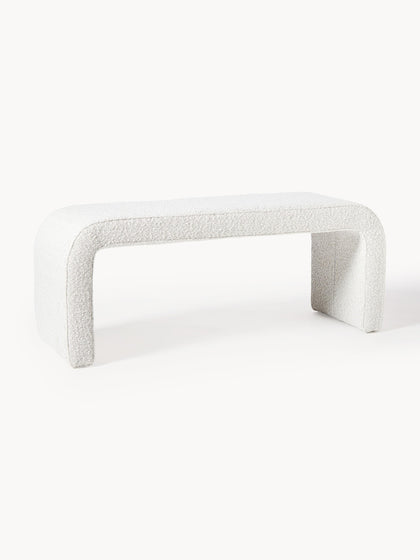 Westwing Banco en tejido bouclé Penelope